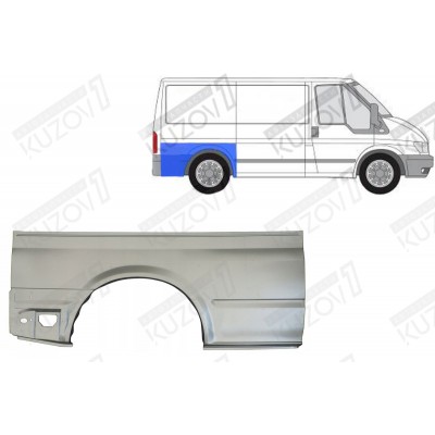 Крыло Заднее (правое) Klokkerholm для FORD TRANSIT 2000-2006 - фото