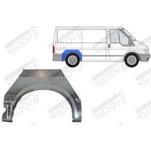 АРКА ЗАДНЯЯ (ПРАВАЯ), ОРИГИНАЛ, 0,8 ММ, ПОЛЬША