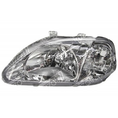 Передняя фара (левая) Электрическая, DEPO для HONDA CIVIC 1998-2001 - фото