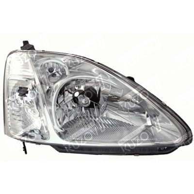 Передняя фара (правая) TYC для HONDA CIVIC 2001-2003 - фото