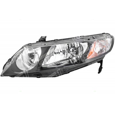 Передняя фара (левая) DEPO для HONDA CIVIC 2008-2012 - фото