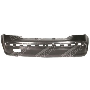 БАМПЕР ЗАДНИЙ (ЧЕРНЫЙ) С ОТВ. ПОД ЛЕВЫЙ ФОНАРЬ  - фото