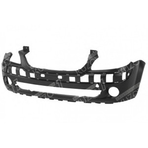БАМПЕР ПЕРЕДНИЙ (ЧЕРНЫЙ) С ОТВ. ПРОТИВОТУМАННЫХ ФАР - фото