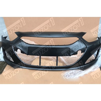 Бампер передний (черный) Оригинал HYUNDAI-KIA для HYUNDAI I40 2011-2015 - фото