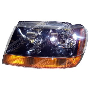 ПЕРЕДНЯЯ ФАРА (ЛЕВАЯ) USA-TYPE, LAREDO-ТЕМНАЯ, 1998-2001, DEPO - фото