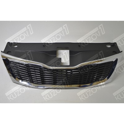 Решетка радиатора (хромированная) TYG для KIA RIO 2011-2015 - фото