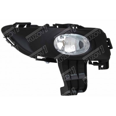 Противотуманная фара (правая) Под Обычный Бампер, С Рамкой, TYC для MAZDA 3 2006-2009 - фото