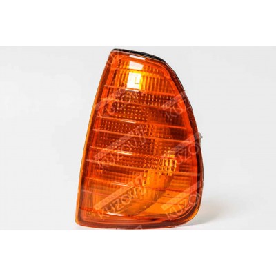 Указатель поворота (левый) Желтый, TYC для Mercedes E (W123) 1976-1985 - фото