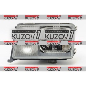 ПЕРЕДНЯЯ ФАРА (ЛЕВАЯ) 1984-1989, СЕРЫЙ ОТРАЖАТЕЛЬ, DEPO - фото