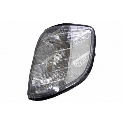 Указатель поворота (левый) Белый, DEPO для Mercedes S (W140) 1991-1995 - фото