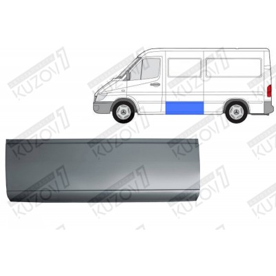 Панель Боковая (левая) 48 См POTRYKUS для Volkswagen LT 1996-2006 - фото