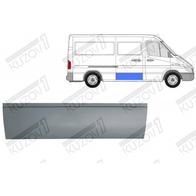 Дверь Боковая Раздвижная, 21 См POTRYKUS для Volkswagen LT 1996-2006 - фото