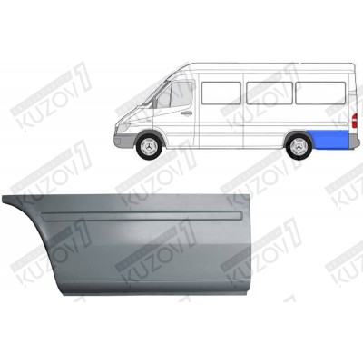 Крыло Заднее (левое) Задняя Часть POTRYKUS для Volkswagen LT 1996-2006 - фото