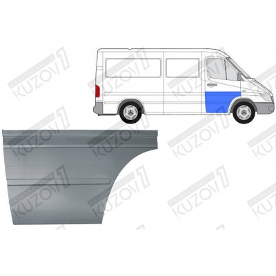 Дверь Передняя (правая) 64 См Klokkerholm для Volkswagen LT 1996-2006 - фото