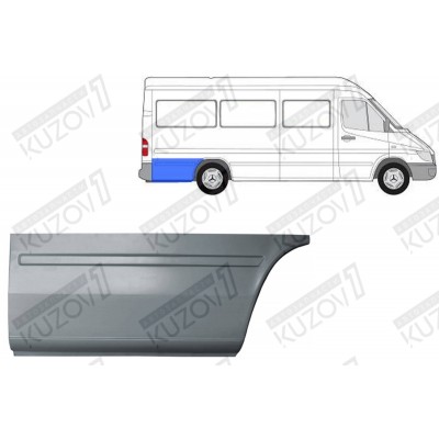 Крыло Заднее (правое) Задняя Часть POTRYKUS для Volkswagen LT 1996-2006 - фото