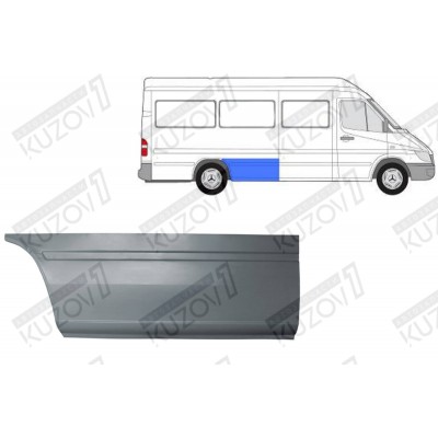 Крыло Заднее (правое) Передняя Часть POTRYKUS для Volkswagen LT 1996-2006 - фото