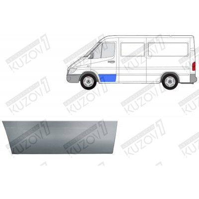 Дверь Передняя (левая) 17 См POTRYKUS для Mercedes Sprinter 2000-2006 - фото