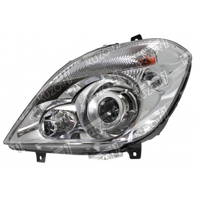 Передняя фара (левая) Xenon, DEPO для Mercedes Sprinter 2006-2013 - фото