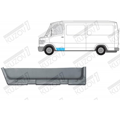 Дверь Передняя (левая) Нижняя POLCAR для Mercedes T1 (207-410) 1977-1995 - фото