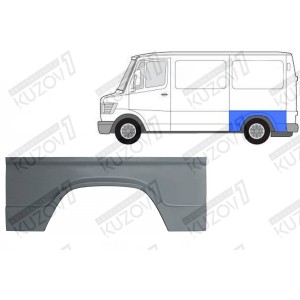 КРЫЛО ЗАДНЕЕ (ЛЕВОЕ) РЕМКОМПЛЕКТ, КОРОТКАЯ БАЗА, 0.8 ММ, ПОЛЬША - фото