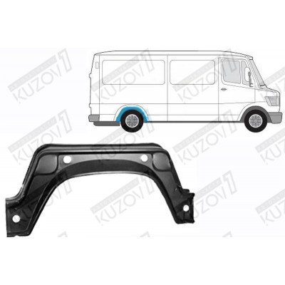 Арка задняя (правая) POLCAR для Mercedes T1 (207-410) 1977-1995 - фото