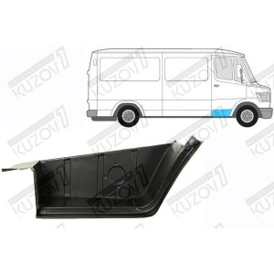 СТУПЕНЬ ПЕРЕДНЕЙ ДВЕРИ (ПРАВОЙ) НИЖНЯЯ+ВЕРХНЯЯ ЧАСТЬ, КОМПЛЕКТНАЯ, ОРИГИНАЛ, 0.8 ММ, ПОЛЬША