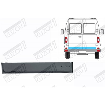 Дверь Задняя (правая) Нижняя POTRYKUS для Mercedes T1 (207-410) 1977-1995 - фото