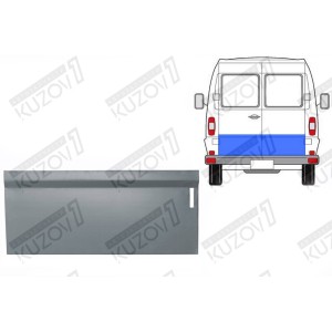 ДВЕРЬ ЗАДНЯЯ (ПРАВАЯ) НИЖНЯЯ НАРУЖНАЯ ЧАСТЬ, 33 СМ, ОРИГИНАЛ, 0.8 ММ, ПОЛЬША - фото