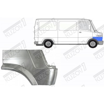 Крыло переднее (правое) Klokkerholm для Mercedes T1 (207-410) 1977-1995 - фото