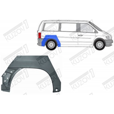 Арка задняя (правая) Klokkerholm для Mercedes VITO 1996-2003 - фото