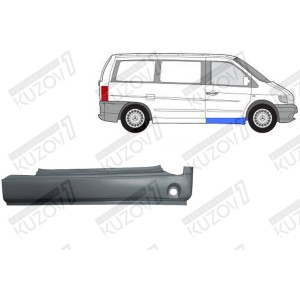 ПОРОГ (ПРАВЫЙ) ПОД ПЕРЕДНЮЮ ДВЕРЬ, ОРИГИНАЛ, 0.8 ММ, ПОЛЬША