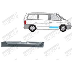 ДВЕРЬ ПЕРЕДНЯЯ (ПРАВАЯ) НИЖНЯЯ ВНУТРЕННЯЯ ЧАСТЬ, 7 СМ, ОРИГИНАЛ, 0.8 ММ, ПОЛЬША