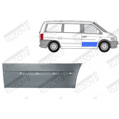 Дверь Передняя (правая) POLCAR для Mercedes VITO 1996-2003 - фото