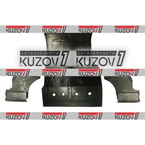 ЗАЩИТА ДВИГАТЕЛЯ ЦЕНТРАЛЬНАЯ + 2 БОКОВЫЕ (ПЛАСТИК) 1999-2003 CDI, FLORIMEX - фото