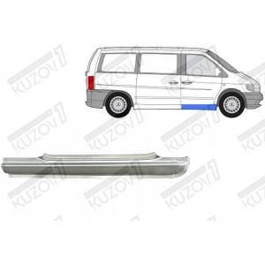 ПОРОГ (ПРАВЫЙ) ПОД ПЕРЕДНЮЮ ДВЕРЬ, ОРИГИНАЛ, 0.8 ММ, ПОЛЬША