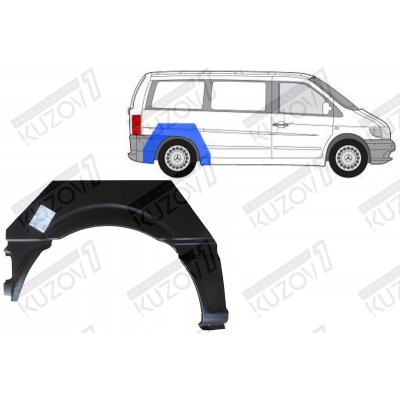 Арка задняя (правая) Klokkerholm для Mercedes VIANO 2003-2010 - фото