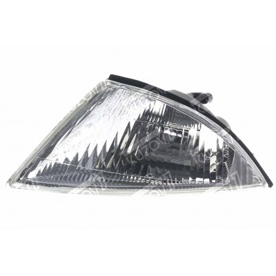 Указатель поворота (левый) Белый, DEPO для Mitsubishi Carisma 1995-1999 - фото