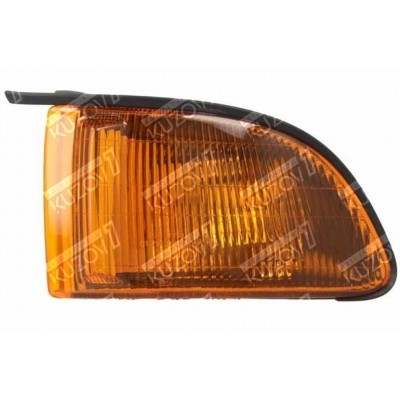 Указатель поворота (левый) Желтый, DEPO для Mitsubishi Galant 1996-1998 - фото
