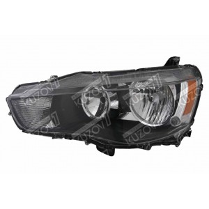 ПЕРЕДНЯЯ ФАРА (ЛЕВАЯ) 2009-2011, ТЕМНЫЙ КОРПУС, USA-TYPE, РУЧНАЯ, TYC - фото