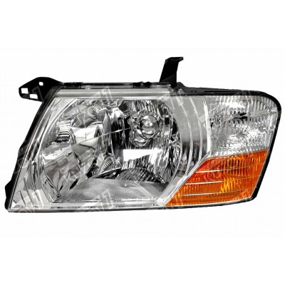 Передняя фара (левая) DEPO для Mitsubishi PAJERO 2002-2007 - фото