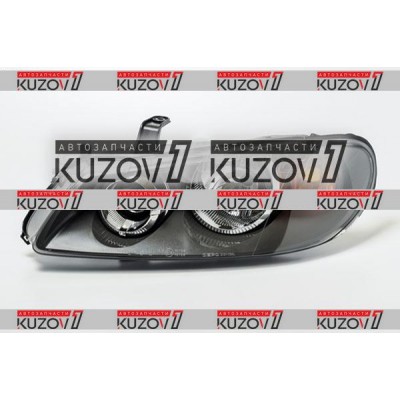 Передняя фара (левая) Темный Корпус, TYC для Nissan ALMERA 2002-2006 - фото