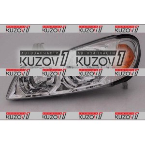 ПЕРЕДНЯЯ ФАРА (ЛЕВАЯ), ХРОМ КОРПУС, DEPO - фото