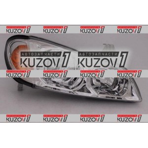 ПЕРЕДНЯЯ ФАРА (ПРАВАЯ), ХРОМ КОРПУС, DEPO - фото