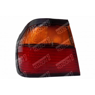Задний фонарь (левый) наружный, Желтый Поворот, DEPO для Nissan PRIMERA 1990-1996 - фото