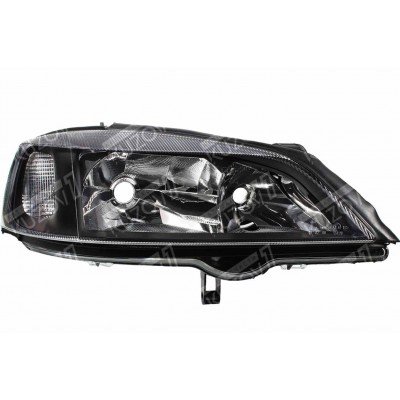 Передняя фара (правая) Темная, DEPO для OPEL ASTRA G 1998-2005 - фото