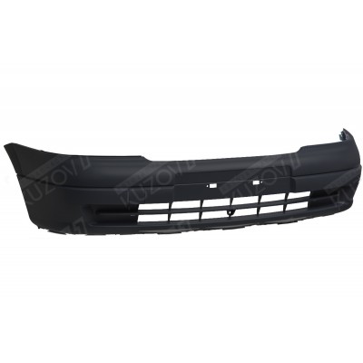 Бампер передний (черный) Без Отв Под Противотуманки, EUROBUMP для OPEL ASTRA G 1998-2005 - фото