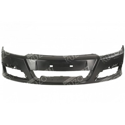 Бампер передний (черный) С Отв Под Омыватели, EUROBUMP для OPEL ASTRA H 2004-2007 - фото