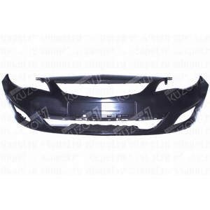 БАМПЕР ПЕРЕДНИЙ (СЕРЫЙ) БЕЗ ОТВ. ПОД ПАРКТРОНИКИ - фото