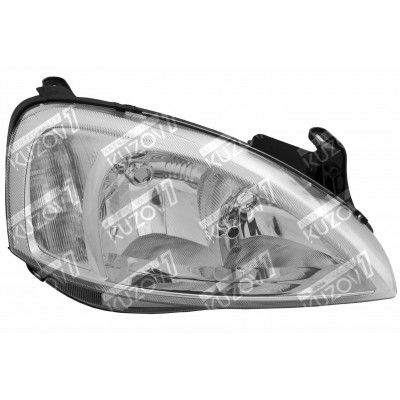 Передняя фара (правая) Valeo-Type, TYC для OPEL CORSA C 2000-2003 - фото