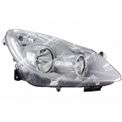 Передняя фара (правая) Хром, TYC для OPEL CORSA D 2006-2011 - фото